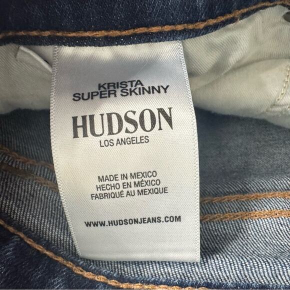 Hudson Krista Super Skinny Medium Wash Jeans Size 30 - Picture 4 of 6